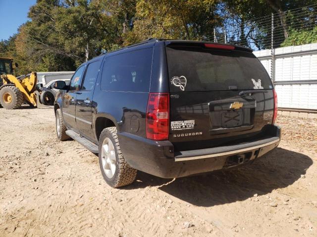 1GNSKKE76CR322766 - 2012 CHEVROLET SUBURBAN K BLACK photo 3