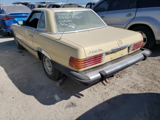 10704412039390 - 1977 MERCEDES-BENZ 450SL YELLOW photo 3