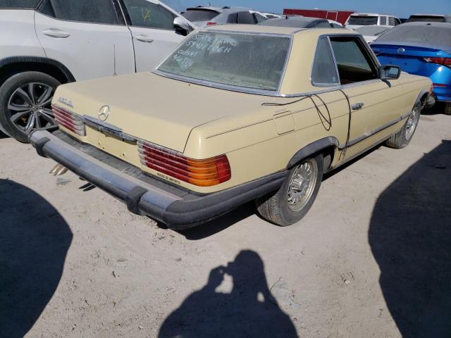 10704412039390 - 1977 MERCEDES-BENZ 450SL YELLOW photo 4