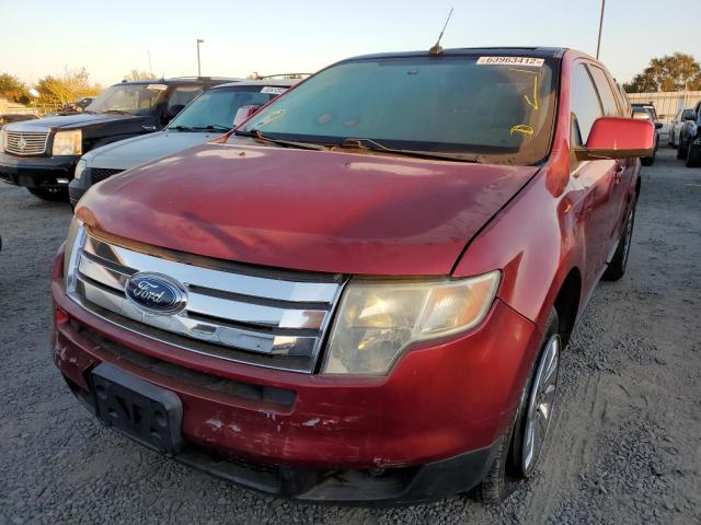 2FMDK39C08BB17111 - 2008 FORD EDGE LIMIT RED photo 2