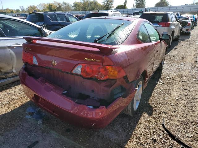 JH4DC53062C037331 - 2002 ACURA RSX TYPE-S BURGUNDY photo 4