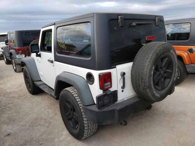 1C4AJWAG9EL308015 - 2014 JEEP WRANGLER S თეთრი ფოტო 3