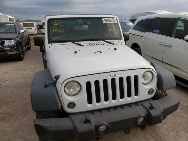 1C4AJWAG9EL308015 - 2014 JEEP WRANGLER S თეთრი ფოტო 9