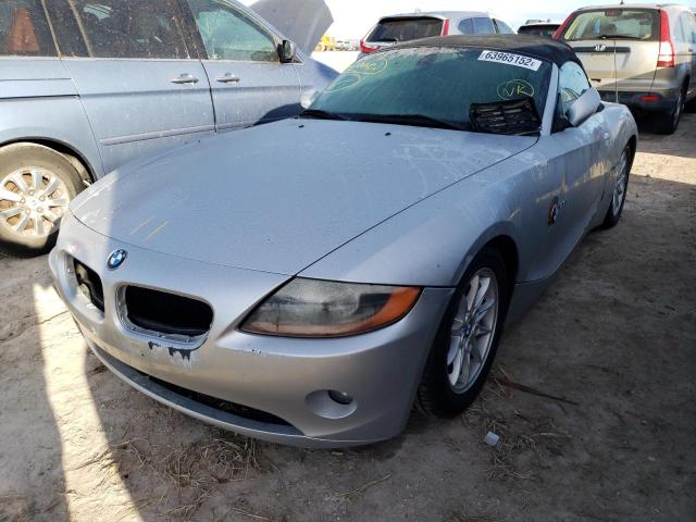 4USBT33463LR60789 - 2003 BMW Z4 2.5 SILVER photo 2