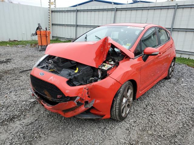 3FADP4GX0EM194630 - 2014 FORD FIESTA ST RED photo 2