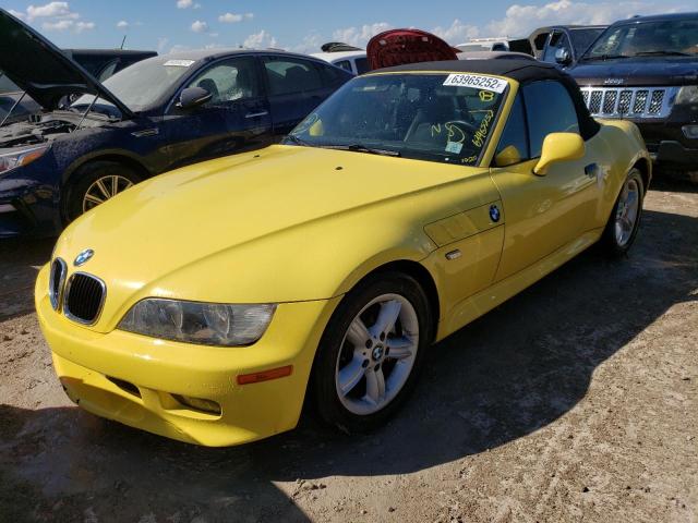 4USCH9343YLG05081 - 2000 BMW Z3 2.3 YELLOW photo 2