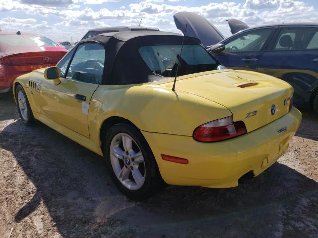 4USCH9343YLG05081 - 2000 BMW Z3 2.3 YELLOW photo 3