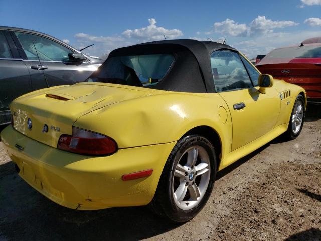 4USCH9343YLG05081 - 2000 BMW Z3 2.3 YELLOW photo 4