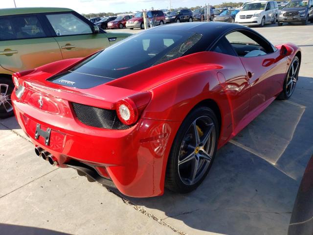 ZFF67NFAXB0180546 - 2011 FERRARI 458 ITALIA RED photo 4