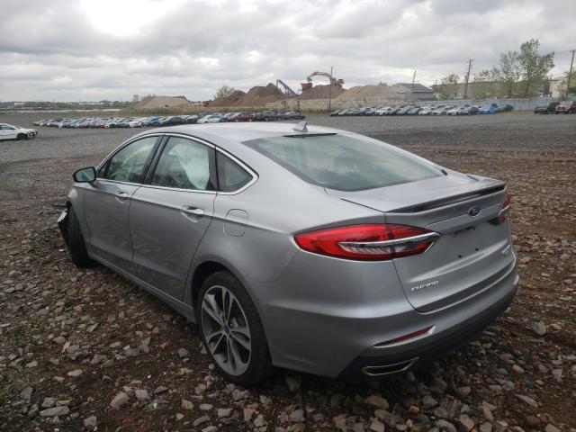 3FA6P0D92LR137045 - 2020 FORD FUSION TIT SILVER photo 3