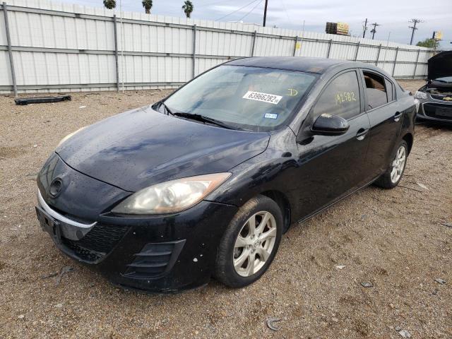 JM1BL1SF7A1171234 - 2010 MAZDA 3 I BLACK photo 2