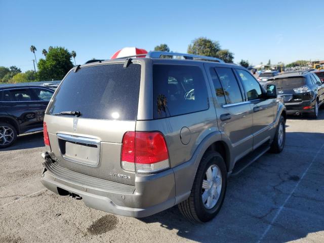 5LMEU68H54ZJ28168 - 2004 LINCOLN AVIATOR 灰色 照片 4