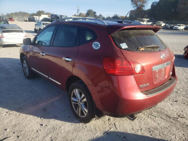 JN8AS5MV5CW364552 - 2012 NISSAN ROGUE RED photo 3