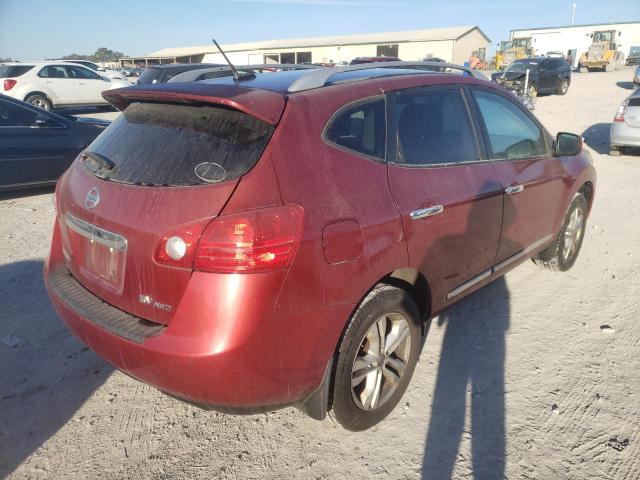 JN8AS5MV5CW364552 - 2012 NISSAN ROGUE RED photo 4