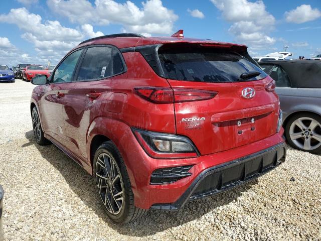 KM8K33A39NU794342 - 2022 HYUNDAI KONA N LIN RED photo 3