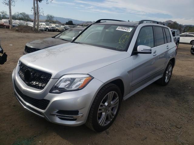 WDCGG0EB1FG391898 - 2015 MERCEDES-BENZ GLK 250 BL SILVER photo 2