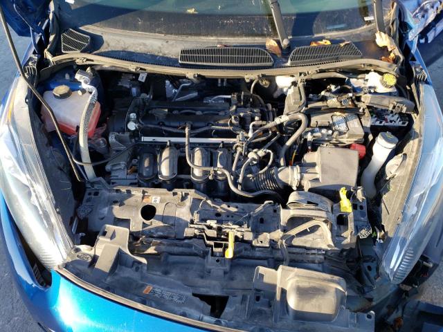 3FADP4EJ9JM118381 - 2018 FORD FIESTA SE BLUE photo 7