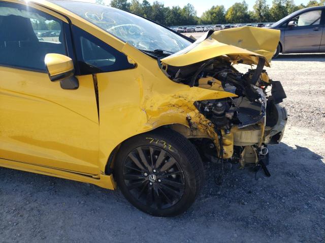 3HGGK5H66JM721793 - 2018 HONDA FIT SPORT YELLOW photo 9