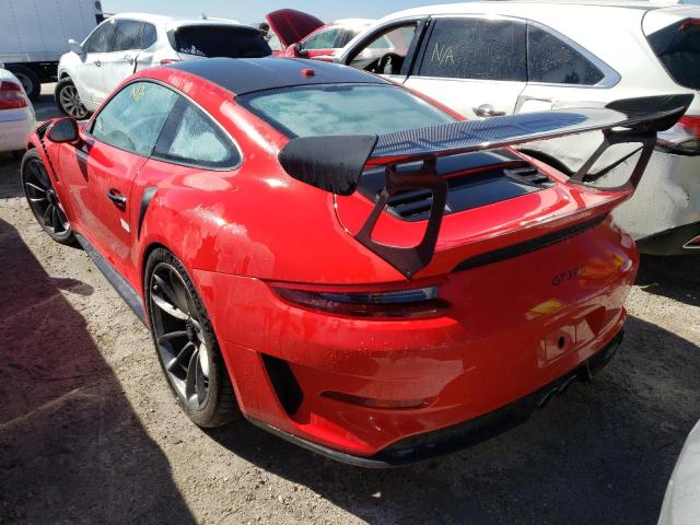 WP0AF2A95KS165187 - 2019 PORSCHE 911 GT3 RS RED photo 3