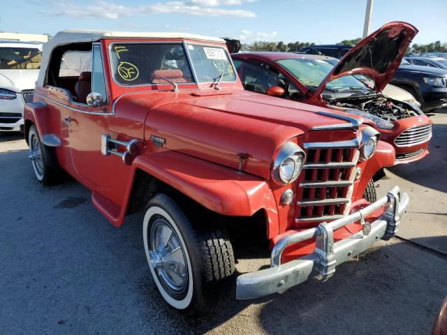 VJ312712 - 1950 WILLY JEEPSTER RED photo 1