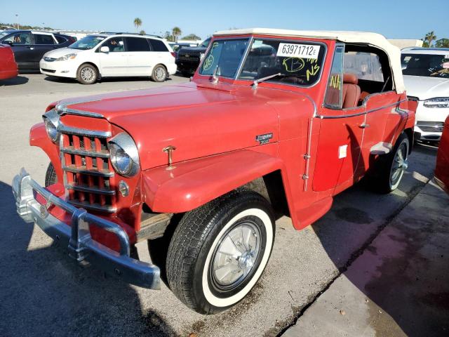 VJ312712 - 1950 WILLY JEEPSTER RED photo 2