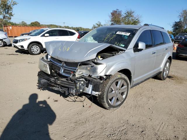 3C4PDDDG4ET118323 - 2014 DODGE JOURNEY LI SILVER photo 2