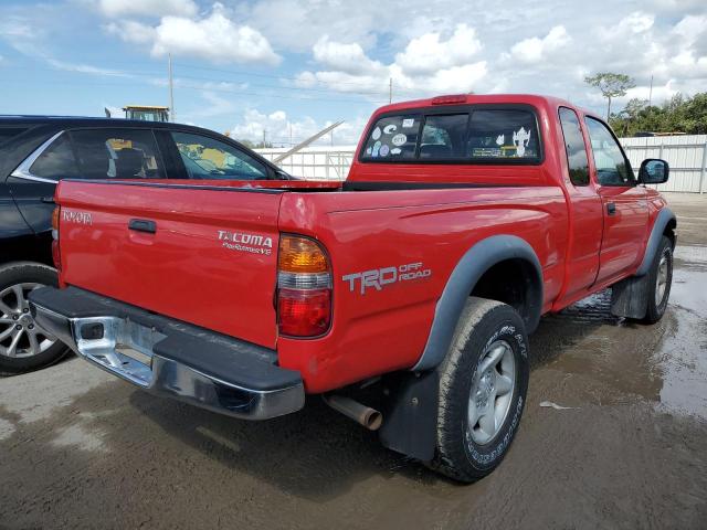 5TESN92N41Z761428 - 2001 TOYOTA TACOMA XTR RED photo 4