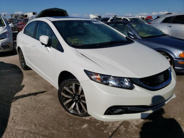 19XFB2F91FE064022 - 2015 HONDA CIVIC EXL Blanc photo 1