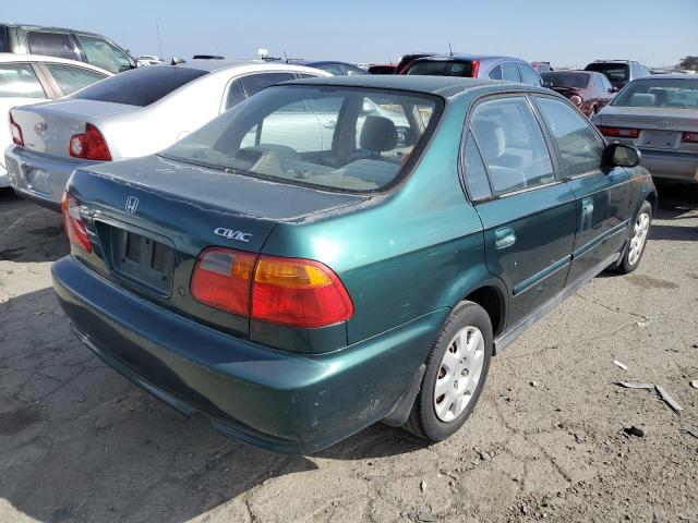 2HGEJ6614YH565866 - 2000 HONDA CIVIC BASE GREEN photo 4