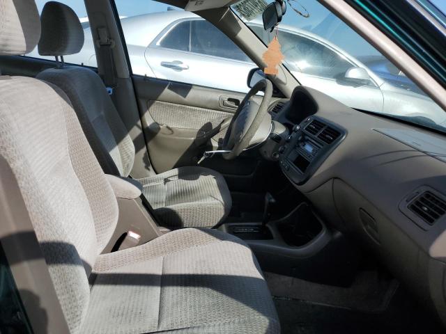 2HGEJ6614YH565866 - 2000 HONDA CIVIC BASE GREEN photo 5