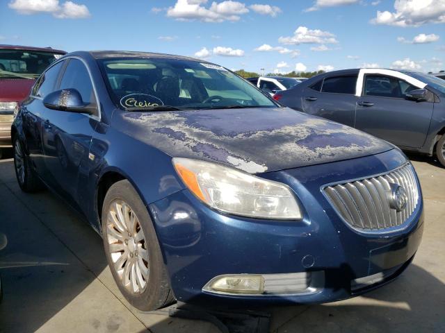 W04GR5ECXB1000518 - 2011 BUICK REGAL CXL BLUE photo 1