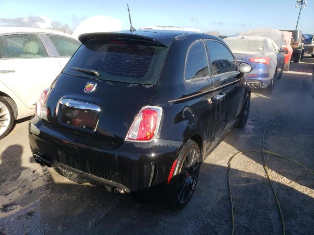 3C3CFFFH6FT503527 - 2015 FIAT 500 ABARTH BLACK photo 4