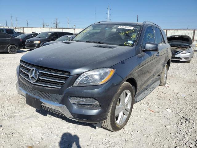 4JGDA5HB6EA413457 - 2014 MERCEDES-BENZ ML 350 4MA GRAY photo 2