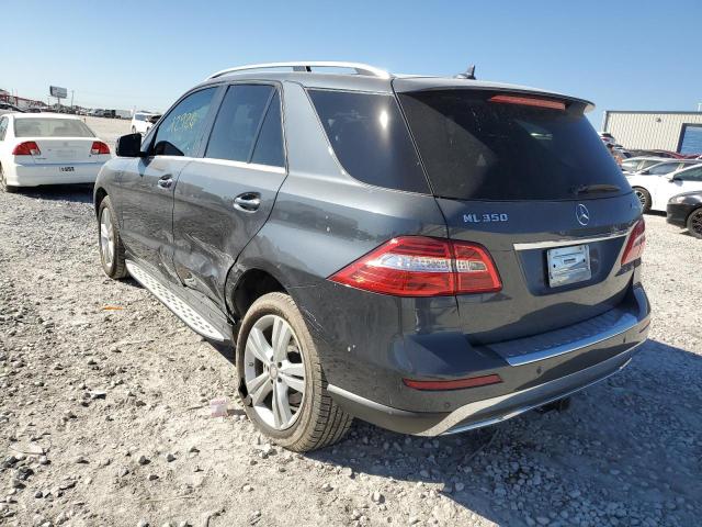 4JGDA5HB6EA413457 - 2014 MERCEDES-BENZ ML 350 4MA GRAY photo 3