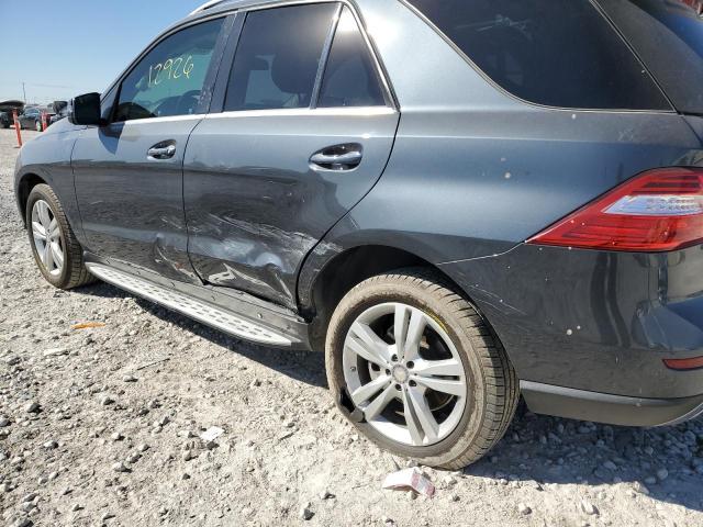 4JGDA5HB6EA413457 - 2014 MERCEDES-BENZ ML 350 4MA GRAY photo 9