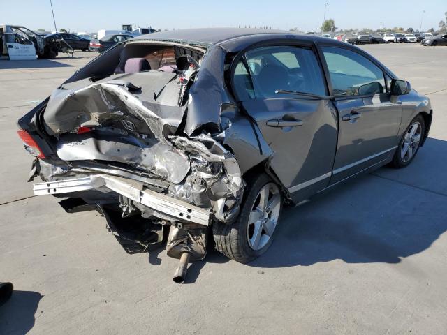 19XFA16649E029031 - 2009 HONDA CIVIC LX-S ნაცრისფერი ფოტო 4