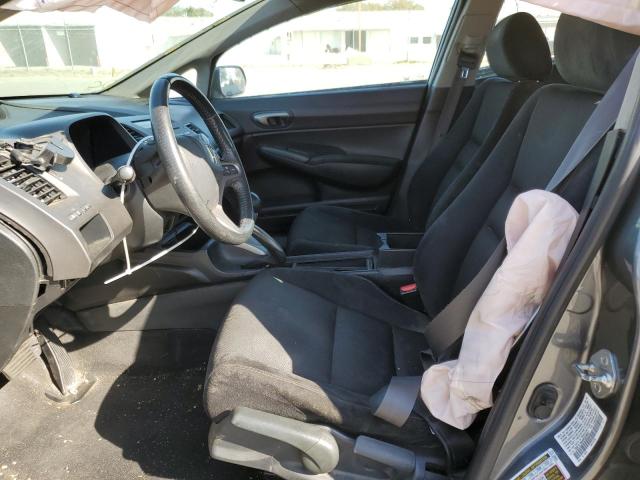 19XFA16649E029031 - 2009 HONDA CIVIC LX-S ნაცრისფერი ფოტო 5