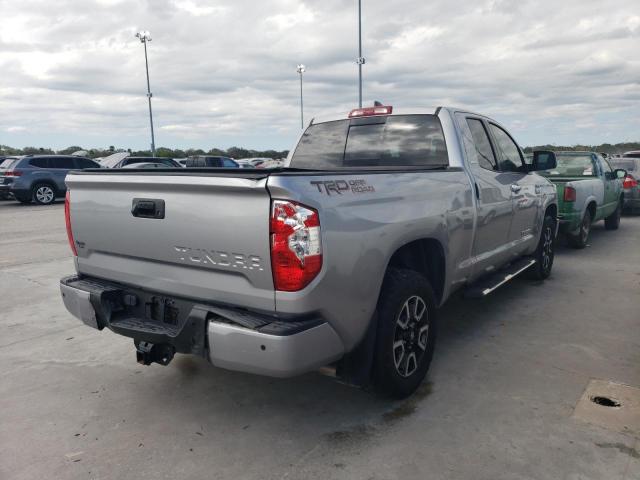 5TFSY5F11LX260370 - 2020 TOYOTA TUNDRA DOU SILVER photo 4