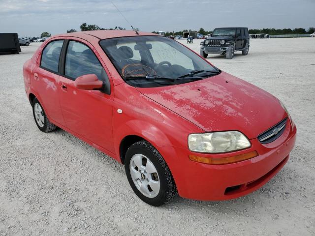 KL1TD56676B616129 - 2006 CHEVROLET AVEO BASE Qırmızı foto 4