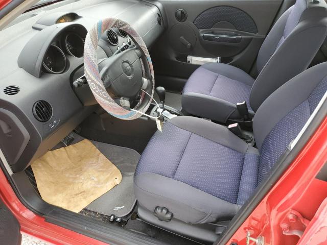 KL1TD56676B616129 - 2006 CHEVROLET AVEO BASE Qırmızı foto 7