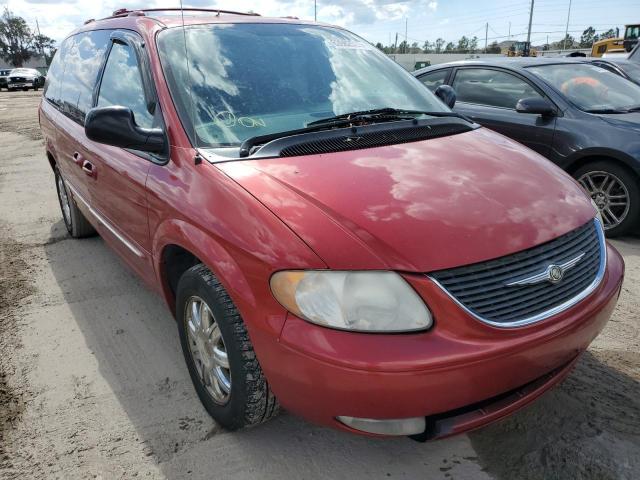 2C8GP64L34R519796 - 2004 CHRYSLER TOWN & COU RED photo 1