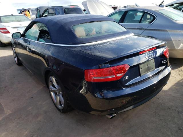 WAUVFAFH7BN018585 - 2011 AUDI A5 PRESTIG BLUE photo 3