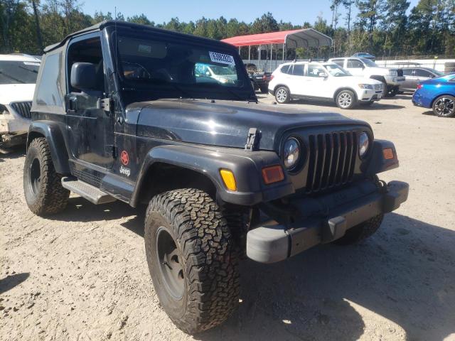 1J4FA59S71P319939 - 2001 JEEP WRANGLER / BLACK photo 1