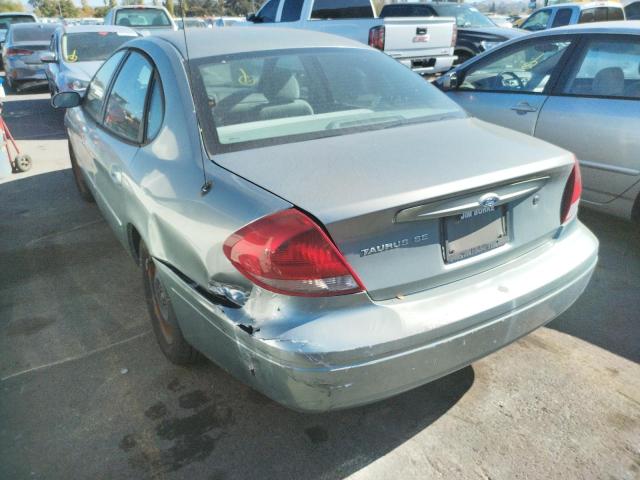 1FAFP53U65A231851 - 2005 FORD TAURUS GREEN photo 3