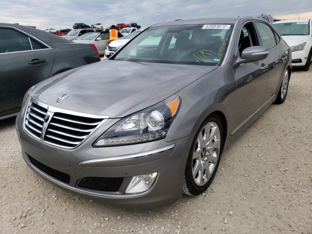 KMHGH4JF7BU036311 - 2011 HYUNDAI EQUUS SIGN GRAY photo 2