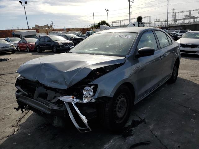 3VW2K7AJ9DM271545 - 2013 VOLKSWAGEN JETTA BASE GRAY photo 2