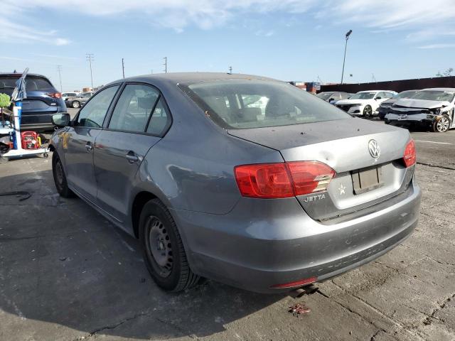 3VW2K7AJ9DM271545 - 2013 VOLKSWAGEN JETTA BASE GRAY photo 3