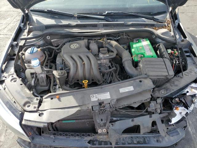 3VW2K7AJ9DM271545 - 2013 VOLKSWAGEN JETTA BASE GRAY photo 7