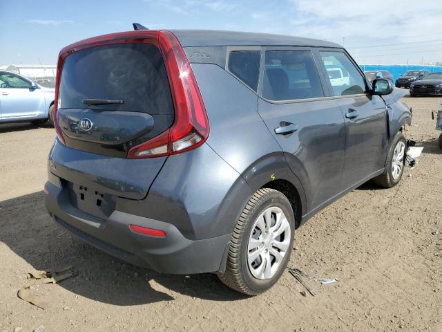 KNDJ23AUXL7080002 - 2020 KIA SOUL LX GRAY photo 4