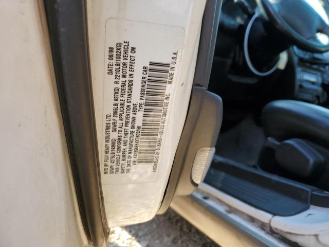 4S3BG685XX7605250 - 1999 SUBARU LEGACY OUT WHITE photo 10